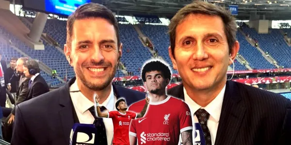 Pablo Giralt y Juan Pablo Varsky reaccionaron por el gol de Luis Díaz contra el Chelsea.