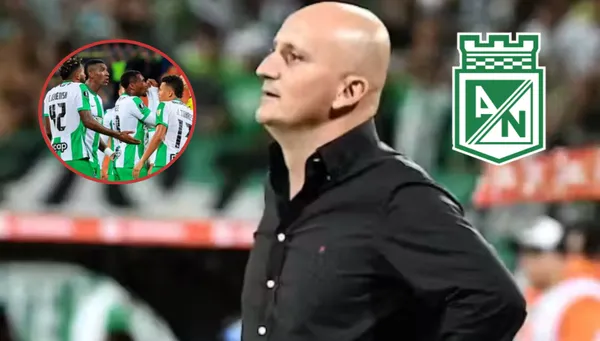 Pablo Repetto dirigiendo en Atlético Nacional