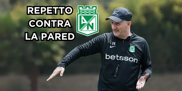 Pablo Repetto no la pasa bien en Nacional. Foto tomada de Twitter @nacionaloficial