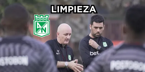 Pablo Repetto podría salir de algunos jugadores. Foto tomada de la captura de pantalla de YouTube canal Atlético Nacional.