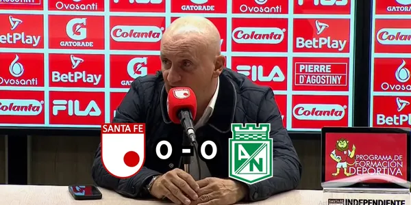 Palabras de Pablo Repetto en la rueda de prensa de Atlético Nacional Vs Santa Fe