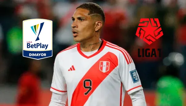 Paolo Guerrero con la camiseta de la Selección Peruana.