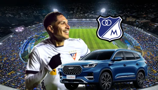 Paolo Guerrero y el carro que recibiría de llegar a Millonarios.