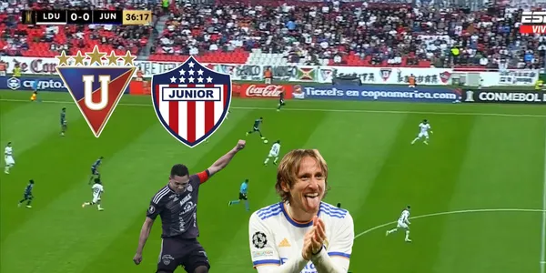 Partido de LDU Quito contra Junior FC