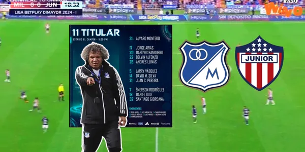 Partido de Millonarios FC contra Junior FC en El Campín