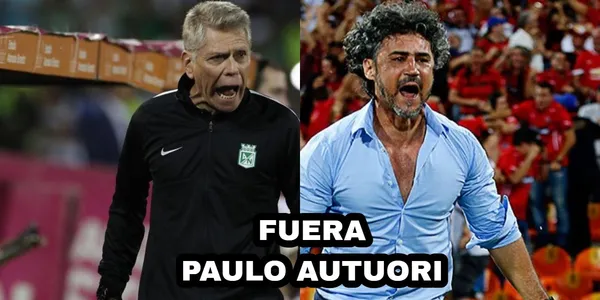 Paulo Autuori acaba de ser despedido como entrenador de Atlético Nacional.