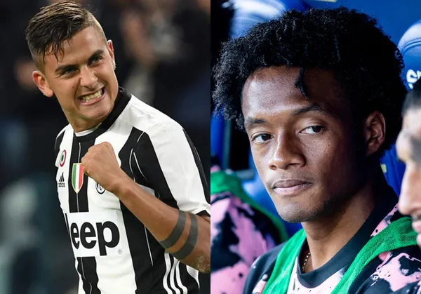 Paulo Dybala se convirtió en la figura de la Juventus y tuvo un gesto emotivo con su compañero Juan Guillermo Cuadrado.