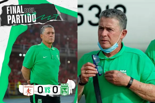 Pedro Sarmiento justificó el empate contra el América de Cali y sus palabras tuvieron reacciones en los hinchas.