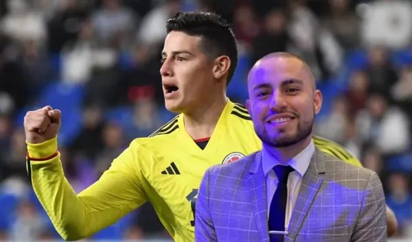 Periodista colombiano se deleitó ante el ‘10’ de la Selección Colombiana.