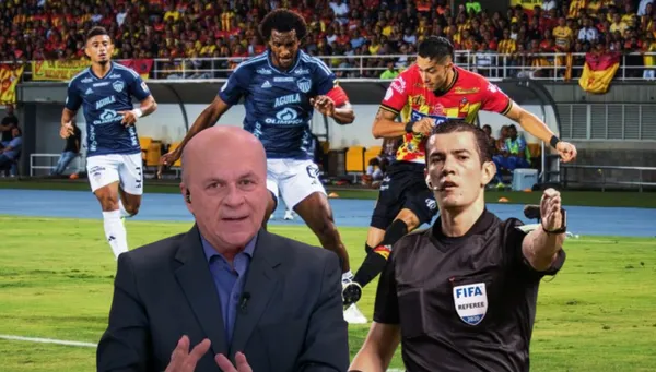 Periodista disparó contra el arbitraje en el 3-3 entre Pereira vs Junior. FOTO: Fútbol Red