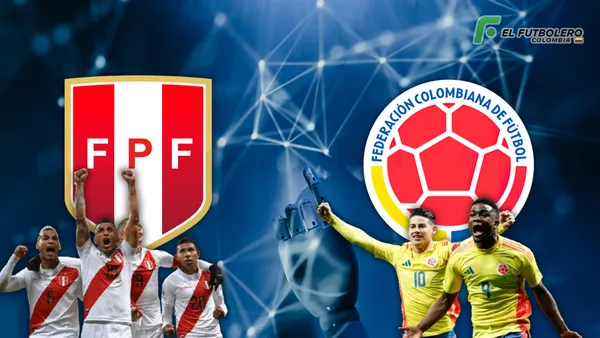 Perú vs Colombia Foto: FPF, AFP, Escudoteca y Pexels