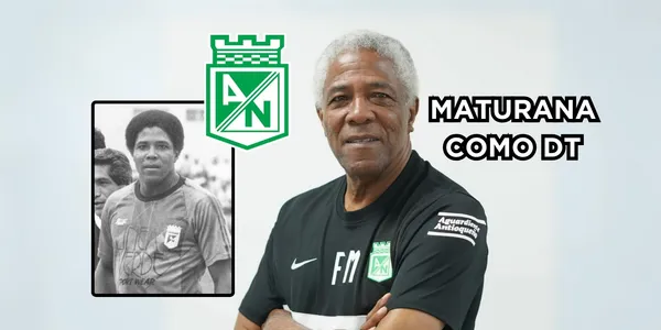Piden a Maturana como DT de Nacional. Fotos de Maturana del Web Site de Atlético Nacional, logo de Wikipedia.