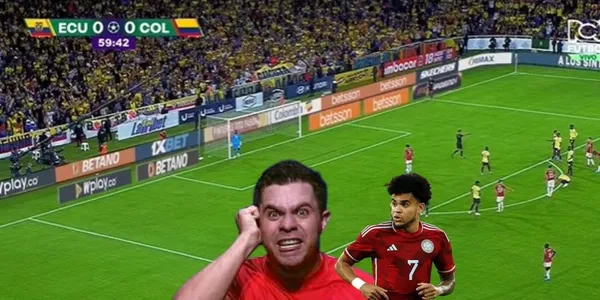 Piter Albeiro reaccionó al fallo garrafal de Luis Díaz.