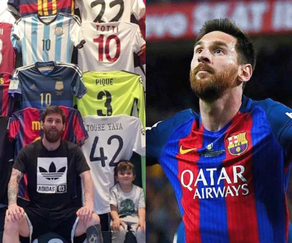 Pocos han sido los colombianos que compartieron camerino con el astro argentino, sin embargo, asombra de quién tiene una camiseta Lionel Messi.
