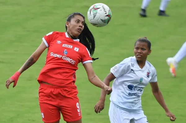 Por la jornada 13 de la Liga Betplay, las rojas perdieron el invicto con el Dim en condición de local, y la punta del torneo.