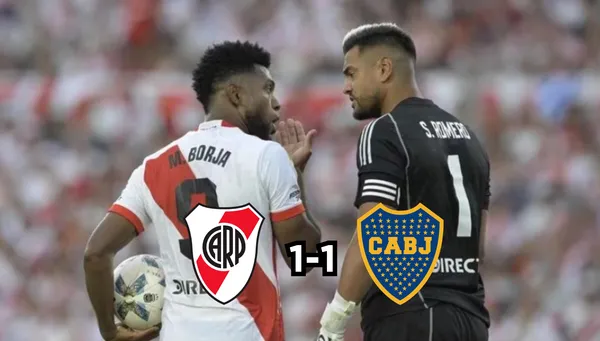 Portero 'Xeneize' salió a aclarar lo que pasó con Miguel Ángel Borja en el Monumental. FOTO: Diario AS