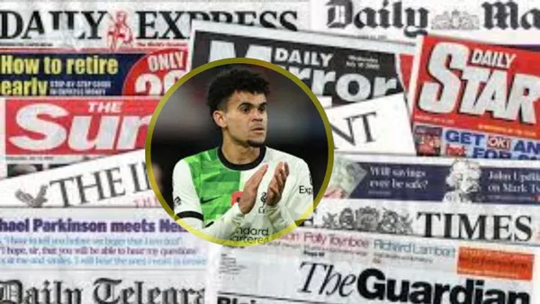 Previo Liverpool vs Bournemouth lo que dice prensa inglesa del crack Luis Diaz.