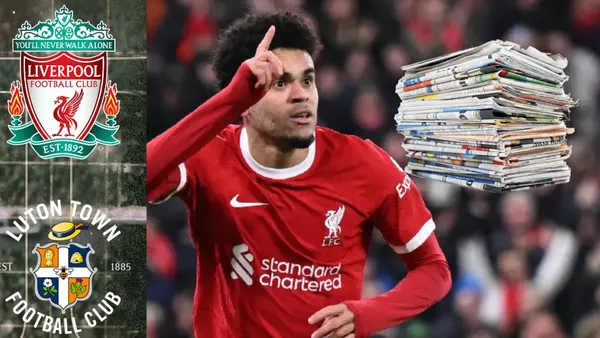 Previo Liverpool vs Luton lo que dijo la prensa inglesa sobre Luis Díaz y Klopp