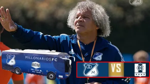 Previo Millonarios vs Once Caldas, el crack azul que bajó del bus Alberto Gamero