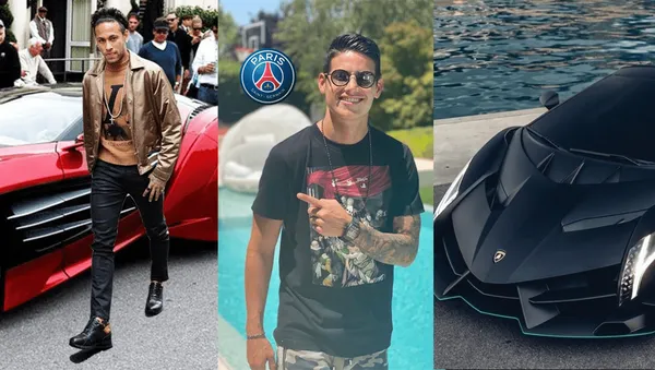PSG está interesado en fichar a James Rodríguez, por ello, quiere darle un auto que solo tienen Neymar y Mbappé en el París Saint Germain