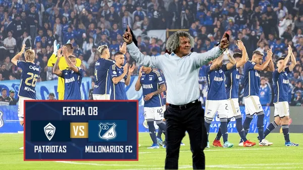 Que se tenga Patriotas, la mejor noticia que recibió el DT Gamero en Millonarios