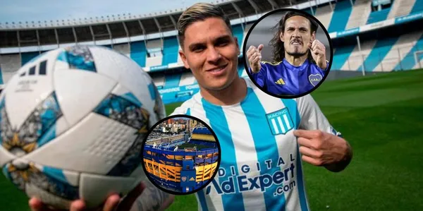 Quintero habló en Racing Club luego de volver a enfrentar a Boca Juniors en La Bombonera.