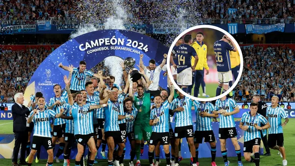 Racing campeón Copa Sudamericana Foto: Olé y Semana