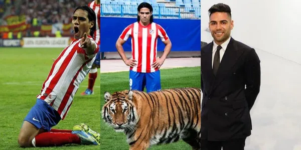 Radamael Falcao brilló en el Atlético de Madrid y está agradecido con el cuadro Colchonero.