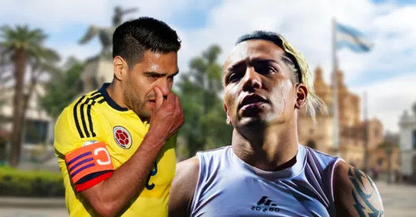 Radamel Falcao, al lado Dayro Moreno.