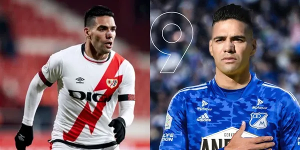 Radamel Falcao atraviesa un delicado momento deportivo en el Rayo Vallecano de España.