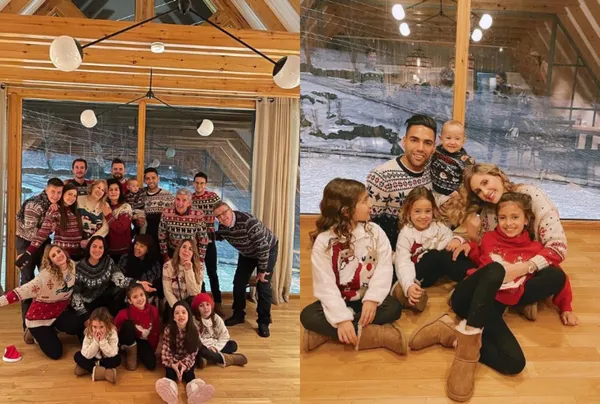 Radamel Falcao dedicó un momento especial por la época navideña y compartió un emotivo mensaje en sus redes sociales.