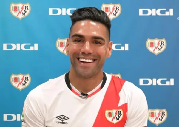 Radamel Falcao dijo que su jugador colombiano preferido en este momento es Rafael Santos Borré y argumentó su respuesta.