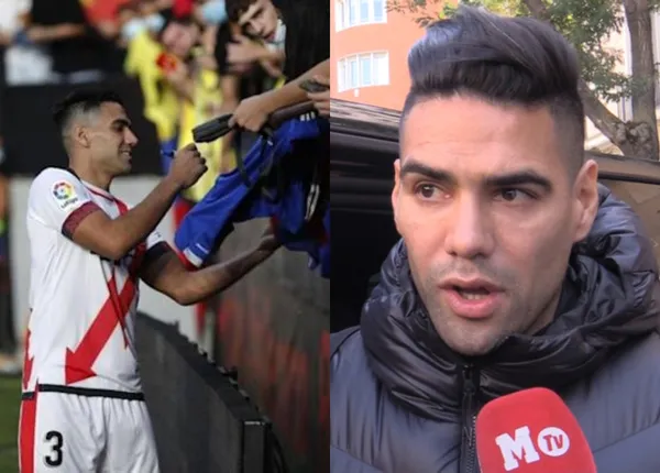 Radamel Falcao es el jugador que está causando emociones en Vallecas, los hinchas y la prensa de España lo reconocen.