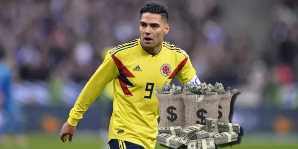 Radamel Falcao Falcao con el pasar de los años ha bajado de precio.
