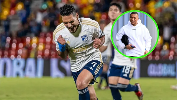 Radamel Falcao García Foto: Falcao y Kylian Mbappé