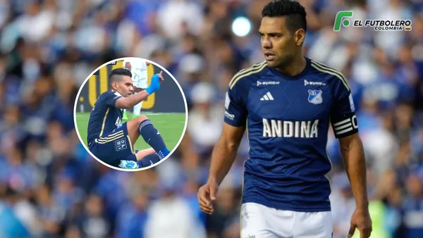 Radamel Falcao García Foto: Futbolred y Captura de WIn Sports