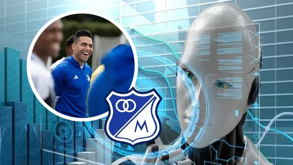 Radamel Falcao García Foto: Millonarios FC y EOM