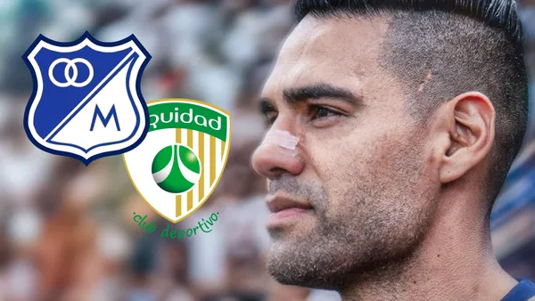 Radamel Falcao García Foto: Millonarios FC y Escudoteca