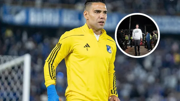 Radamel Falcao García Foto: Millonarios FC y Nacionaloficial