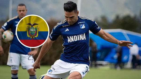 Radamel Falcao García Foto: Millonarios FC y Pexels
