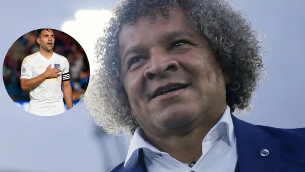 Radamel Falcao García y Alberto Gamero Foto: Millonarios FC y Falcao