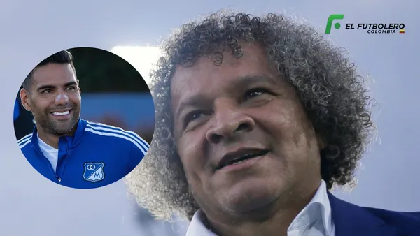 Radamel Falcao García y Alberto Gamero Foto: MillonariosFC y La FM