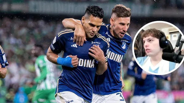 Radamel Falcao García y Davo Xeneize Foto: Falcao y Captura de X