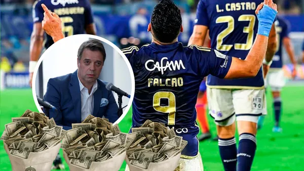 Radamel Falcao García y Gustavo Serpa Foto: Facebook y Falcao