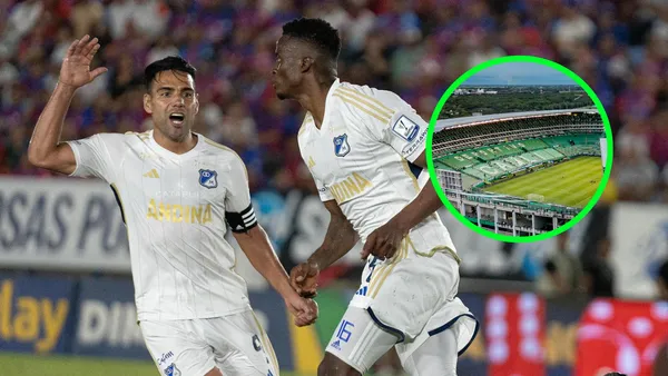 Radamel Falcao García y Jader Valencia Foto: MFC y Deportivo Cali