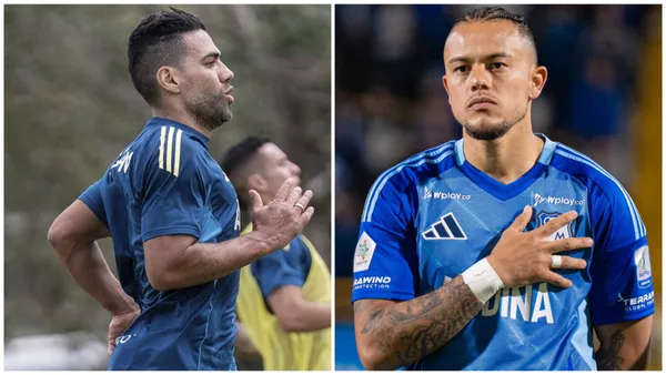 Radamel Falcao García y Leonardo Castro - Millonarios