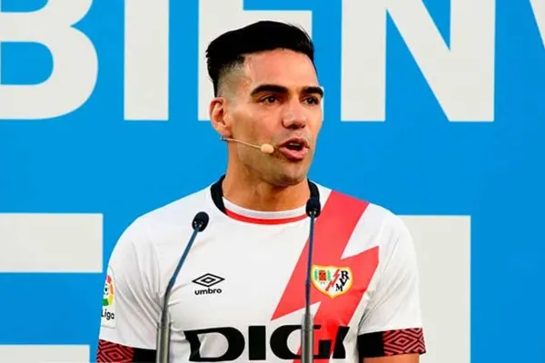 Radamel Falcao genera dudas en su continuidad en el Rayo Vallecano.