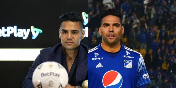 Radamel Falcao ilusiona a los hinchas de Millonarios FC.