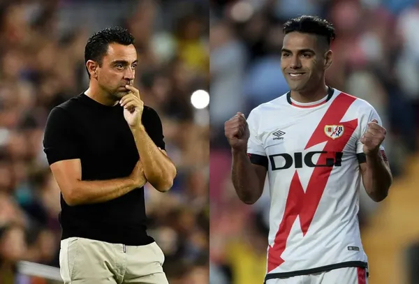 Radamel Falcao jugó contra el FC Barcelona en la Liga de España y eso generó reacciones hasta en Xavi Hernández.