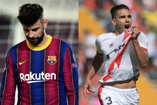 Radamel Falcao le anotó su cuarto gol al FC Barcelona en La Liga de España.